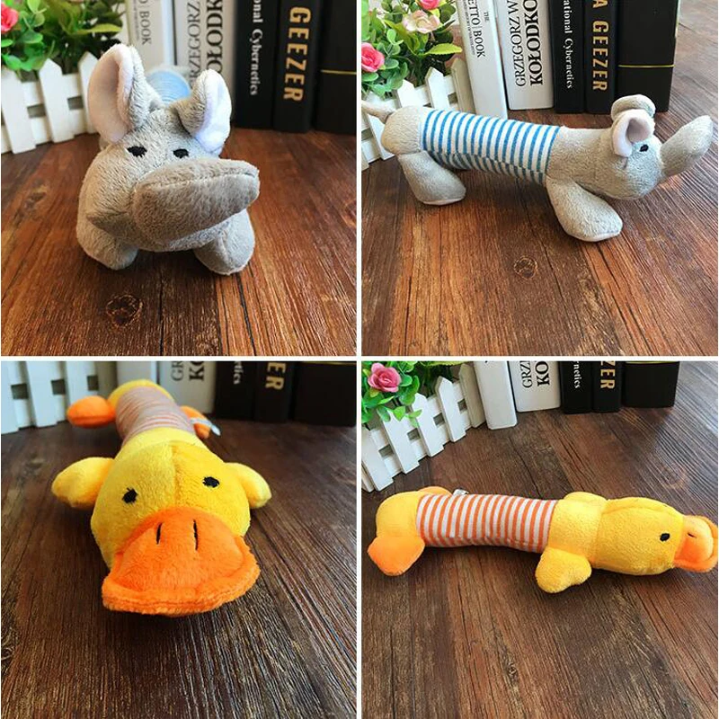 Длинная игрушечная плюшевая собака Squeeze Toy Stripe Duck Puppy Teeth шлифовальные игрушки смешная Интерактивная флисовая кошка котенок собачьи жевательные игрушки