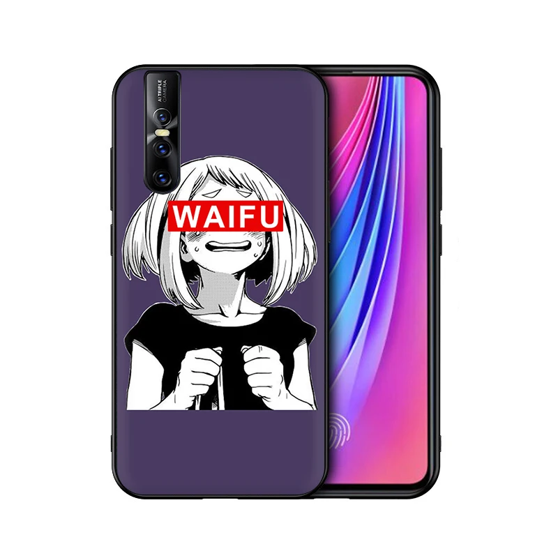 B8 EWAU Sugoi семпай аниме waifu силиконовый чехол для телефона для VIVO Y53 Y55s Y81s Y79 V9 V11 V15 Pro Y69 Y71 Y91C Y93 Y66 X9s Z5X - Цвет: B8