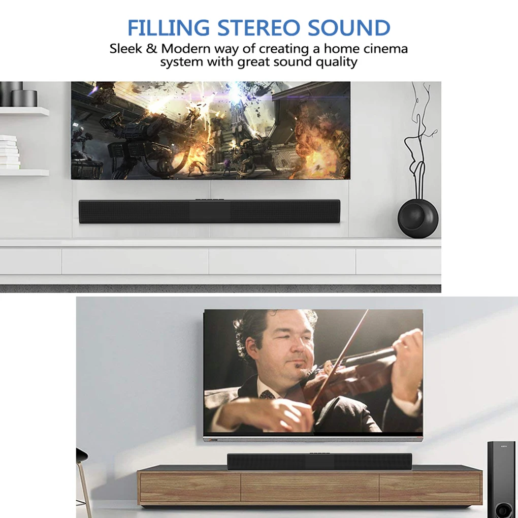 4.2 Bluetooth Sound Bar Wireless and Wired Audio