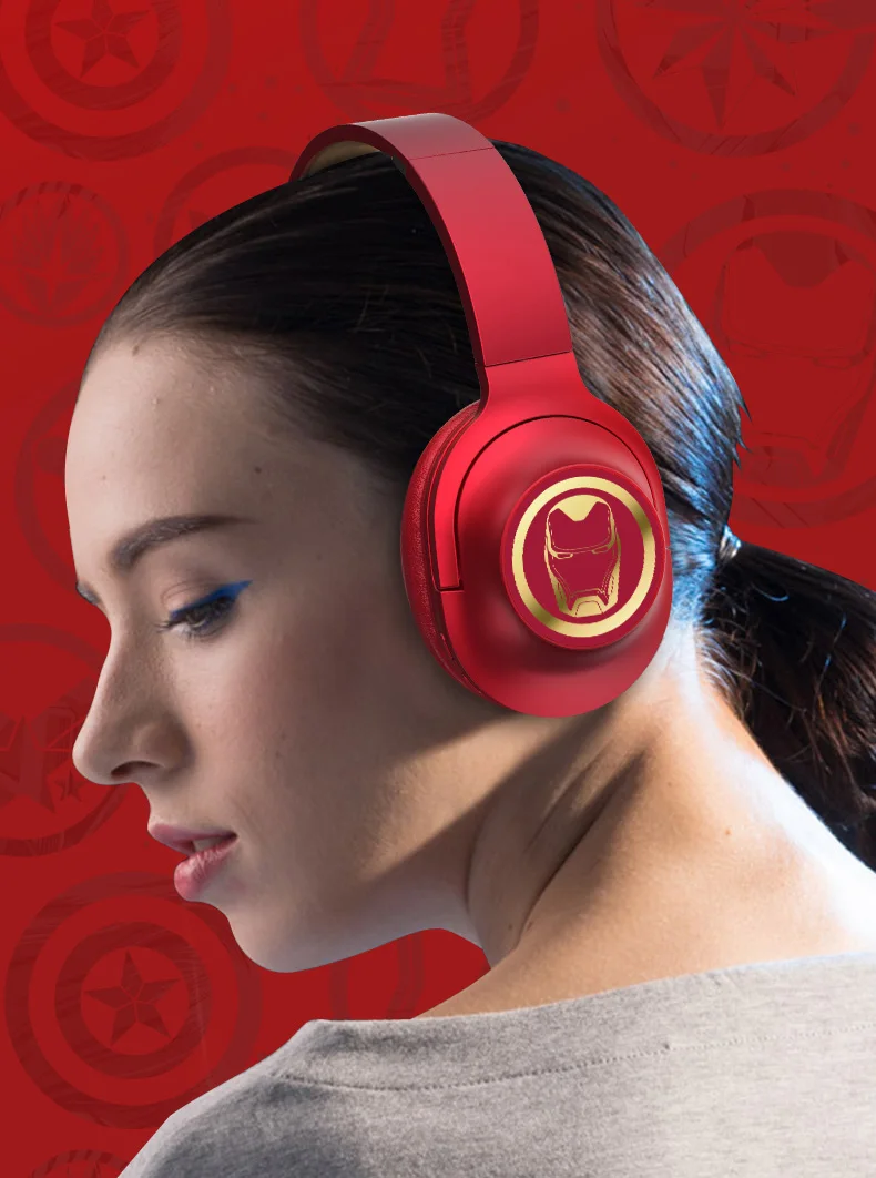 Marvel's original Spider-Man V5.0 Bluetooth Headset Iron Man Wireless Stereo Headset Captain America