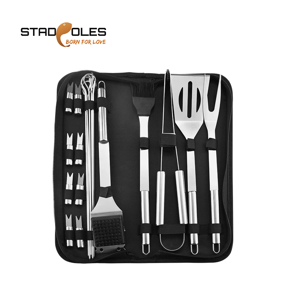 

BBQ Tools Set Barbecue Grilling Utensil Accessories camping outdoor cooking tools BBQ grill accessories kit