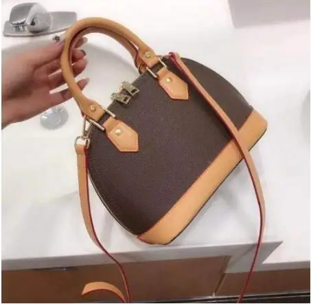 

2018 saco shell saco Alma Genuine Leather novo speedy multicolor pode ser selecionado, o transporte livre de carga norma