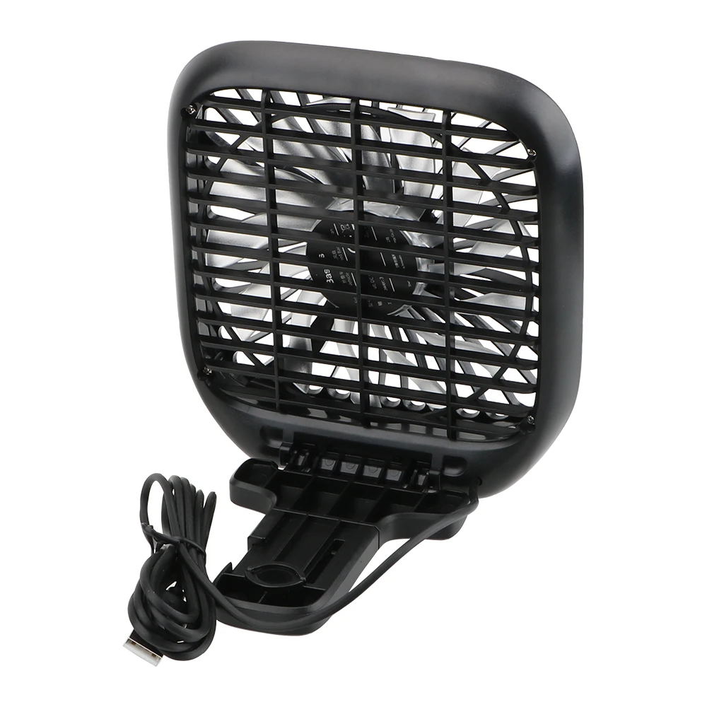 USB Powered Car Headrest Cooling Fan with Strong Wind Force & Speed Control