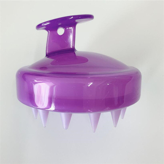 Handheld 5 Colors Silicone Scalp Shampoo Massage Brush Washing Comb Shower Head Hair Mini Head Shower Massage Wide Tooth