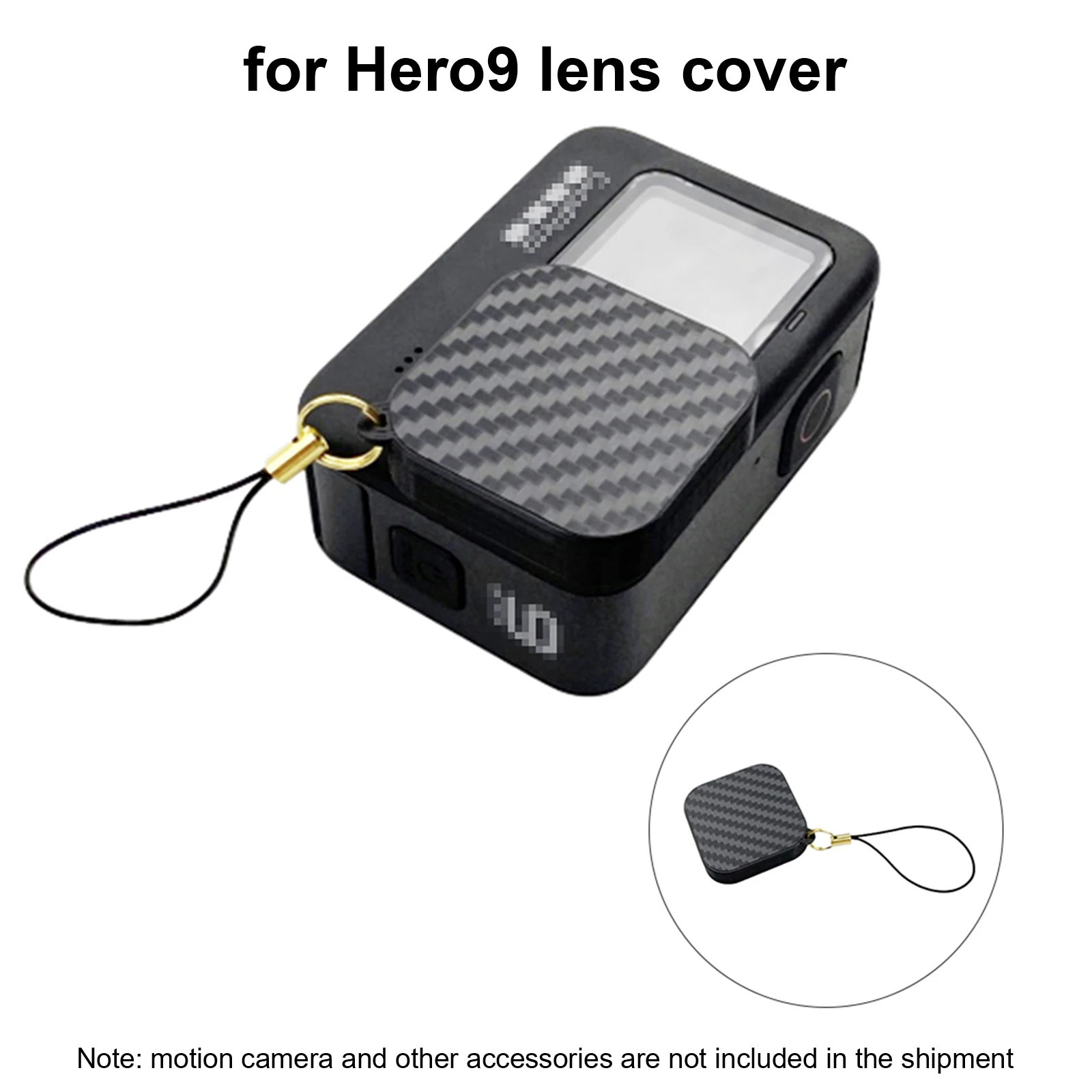 

Anti-glare Camera Lens Cap for GoPro Hero 9 Black Accessories Plastic Sunshade Lens Cover Protection Lens Cover