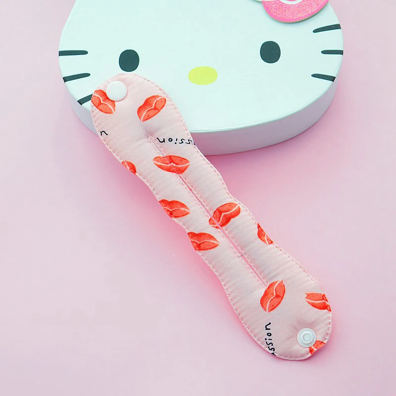 Pink Lips Волшебная Укладка волос для женщин и девочек, для изготовления пончиков, булочек, для детей, инструмент для плетения, губка для детей, сделай сам, аксессуары для волос, цветочный диск для волос - Цвет: Pink Lips