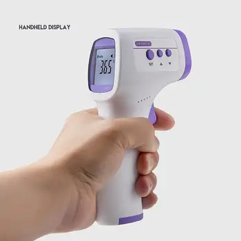 

1 Pcs HG01 Non-Contact Forehead Temperature Tool High Precision Thermometer Industrial Temperature Meter Color Random