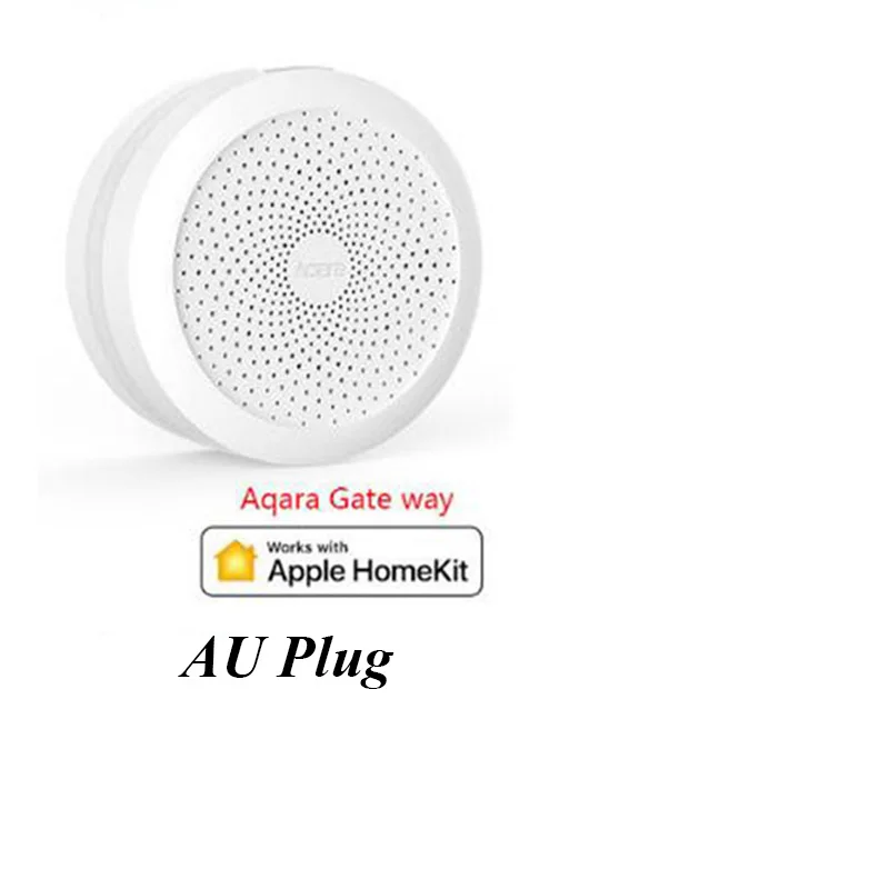 Original Xiaomi Mijia Aqara Hub, Mi Gateway with RGB Led night light Smart work with For Apple Homekit and aqara smart App - Color: Aqara AU Plug