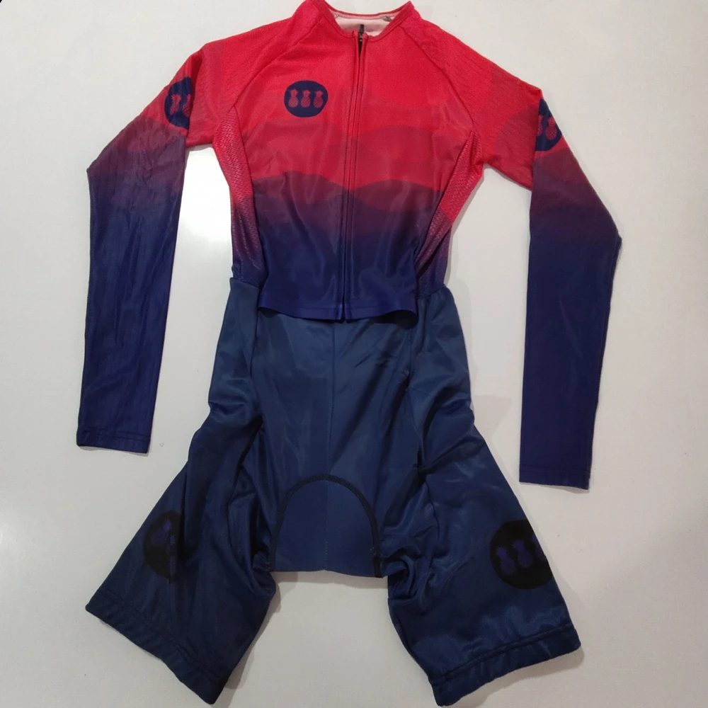 Шны pinas 2020 для женщин Триатлон скафандр Speedsuit Trisuit велосипед с длинными рукавами