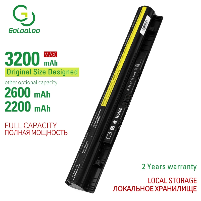 Аккумулятор для Lenovo Z40 Z50 G40-45 G50-30 G50-70 G50-75 G400S G500S L12M4E01 L12M4A02 3200 мАч | Компьютеры и офис