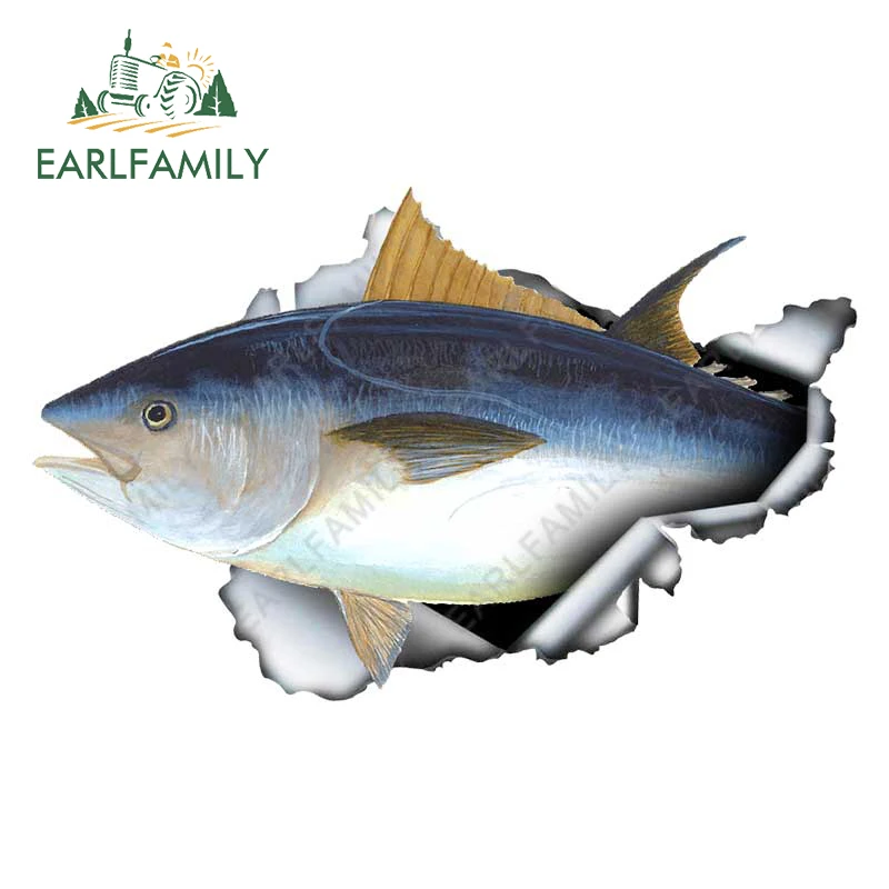 EARLFAMILY 13 см x 8 1 для окон со слезоточивыми рыбками автомобильные аксессуары
