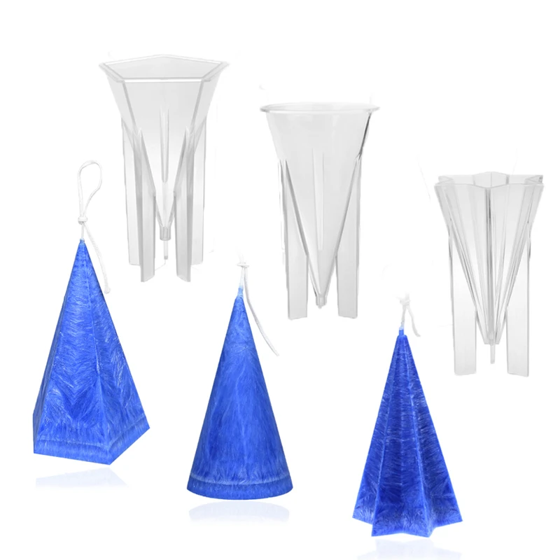 MILIVIXAY 1Pcs High Temperature Resistance Cone Candle Mold DIY Handmade Soap Making Mould | Дом и сад