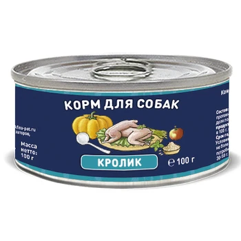 

Solid Natura holistic rabbit for dogs 0,1 kg * 12 PCs