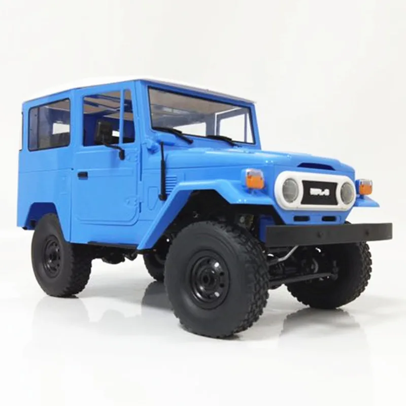 WPL C34 RTR 1/16 2,4G 4WD RC грузовик внедорожный пульт дистанционного управления автомобиль игрушки автомобили внедорожная модель дорожного транспортного средства для FJ40 Модель автомобиля игрушки - Цвет: Blue RTR