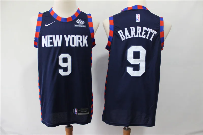 1 Мужские baskeball Нью-Йорк#9 R.J. Barrett Майки - Цвет: 1
