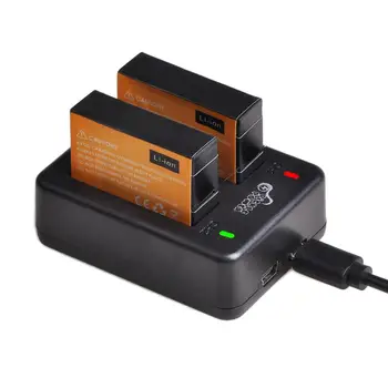 

For Go pro Hero 4 hero4 Battery and Charger Set for GoPro HERO4 GoPro AHDBT-401 AHBBP-401 Action Camera Accessories