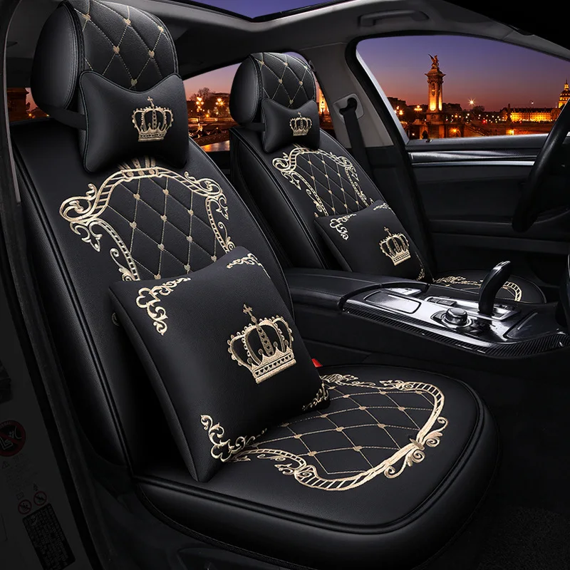 

New Style Five Seat Cover Dihao GS/GL Unitang S1 Borui All Edges Included Seat Cushion Pure Leather Automobile Seat Cushion Four