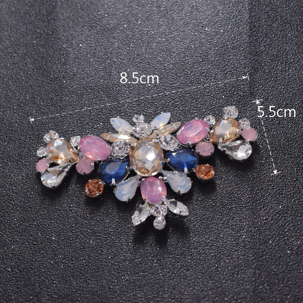 Opal rhinestone belt appliques sewing  (1)