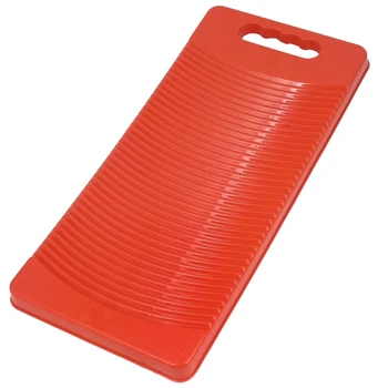 

Plastic Rectangle Washboard Wash Clothes Board 50cm long red, green, blue ran