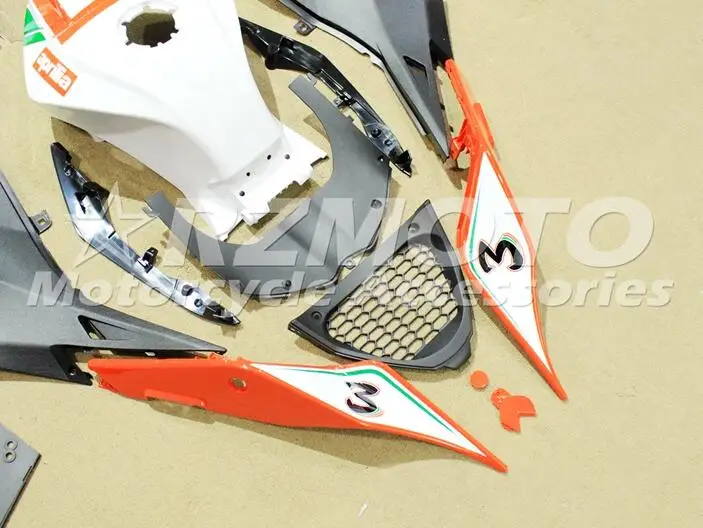 Инжектор Полный обтекатели набор для Aprilia RS4 50 125 2012-2013- ABS пластик мотоцикл Обтекатели наборы номер 3
