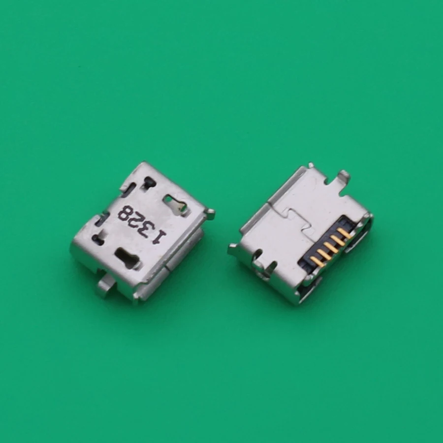 

100 шт./лот 5pin Micro USB для зарядного устройства с Порты и разъёмы Разъем док разъем Замена запасных частей