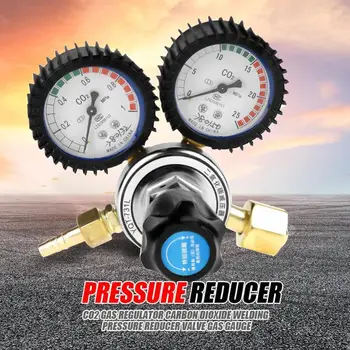 

Carbon Dioxide Heated Pressure Reducer Valves CO2 Flowmeter Welding Weld Pressure Gauges CO2 Gas Bottle Argon Regulator