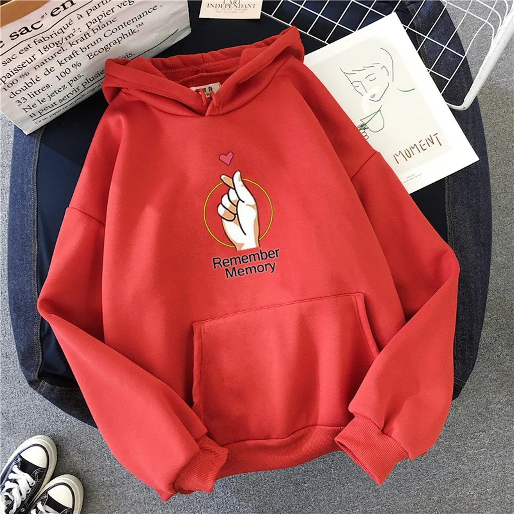 Hoodies Women Autumn 2019 Print Long Sleeve Hooded Harajuku Streetwear Hoodie Hoodies And Sweatshirts Women Pullovers Clothes