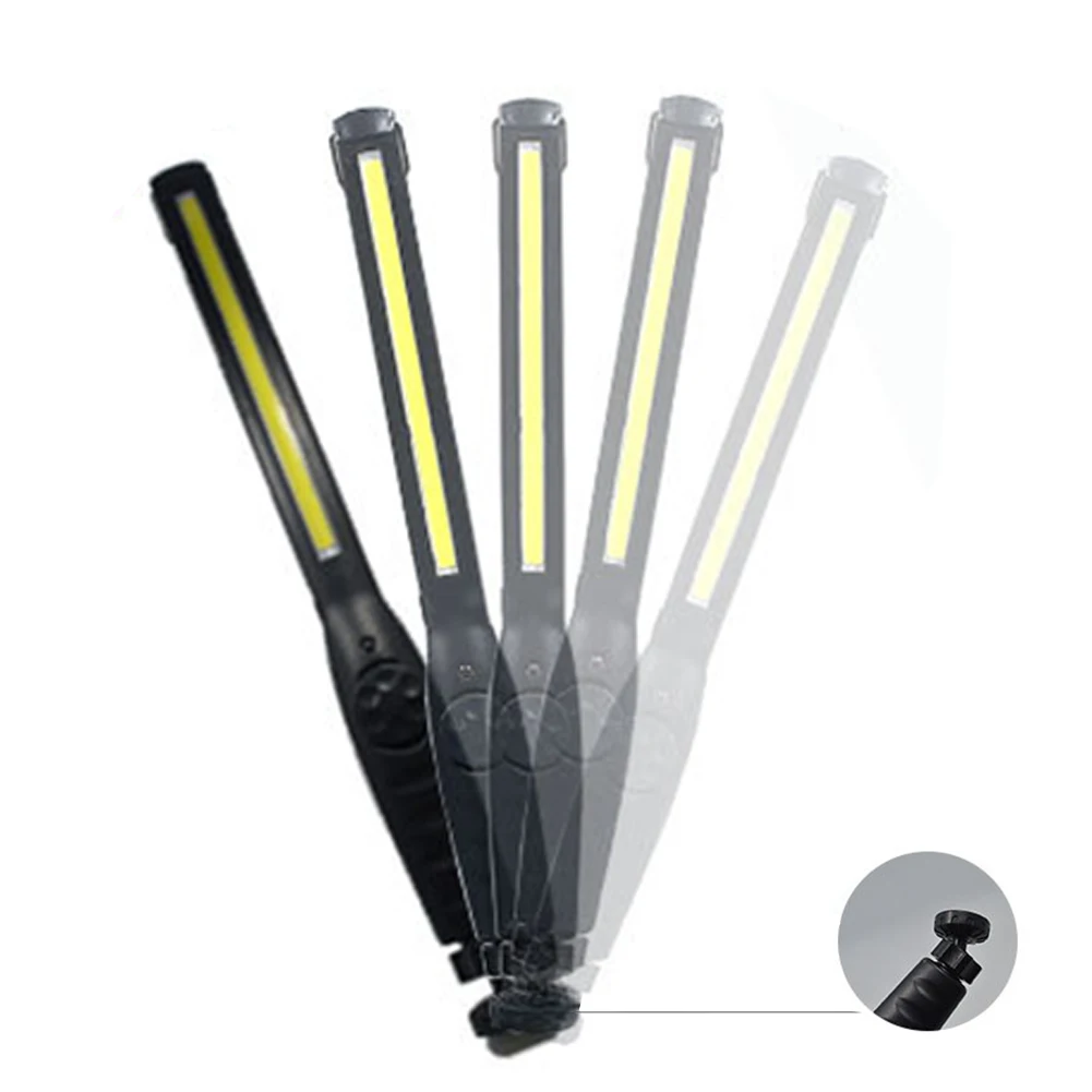 Lampe De Travail LED COB Rechargeable Avec Base Magnétique IPX6 7 Modes Pour Revision Voiture Camping Randonnee Secours 98836895