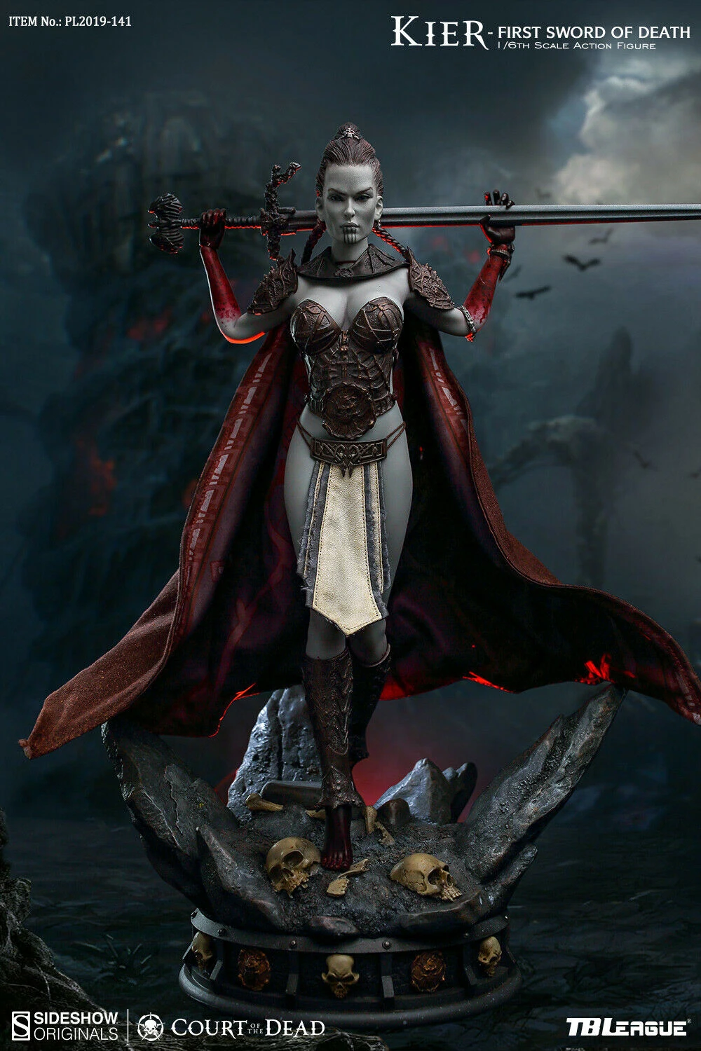 TBLeague x Sideshow PL2019 141 Scale 1/6 Death Court Kier Valkyrie of the Dead художественная фигурка для