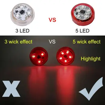 

4pcs Car door Light 5-LED Open Lamp Strobe Flash Anti-collision DC12V 5W