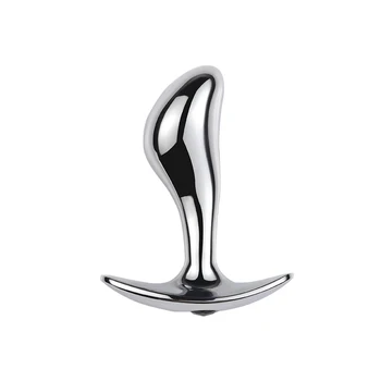 Anal Plug Sex Toys Stainless Smooth Steel Butt Plug Tail Crystal Jewelry Trainer for Women/Man Anal Dildo Adults Sex Shop 2