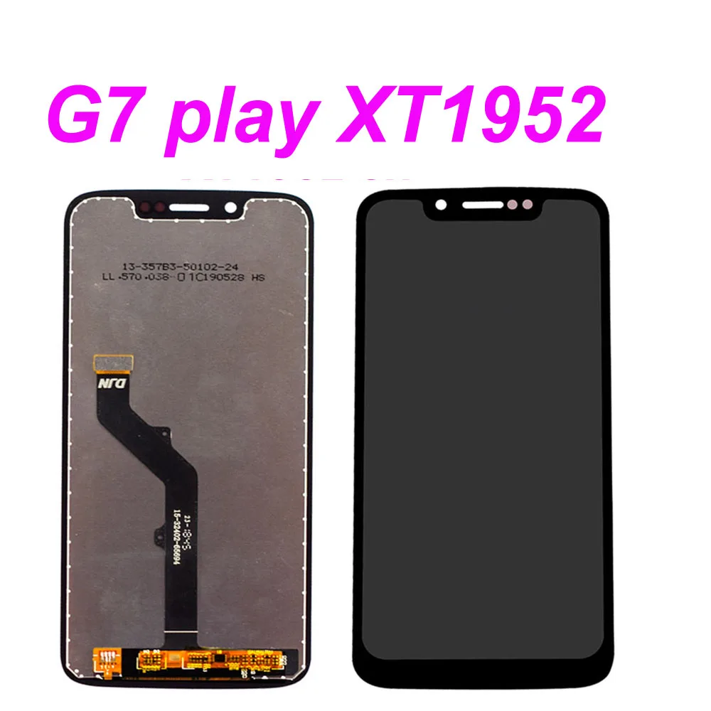 100% Original LCD For Motorola Moto G7 Play XT1952 Display Touch Screen Digitizer Assembly For Moto G7 Play Replacement LCD screen for lcd phones good Phone LCDs