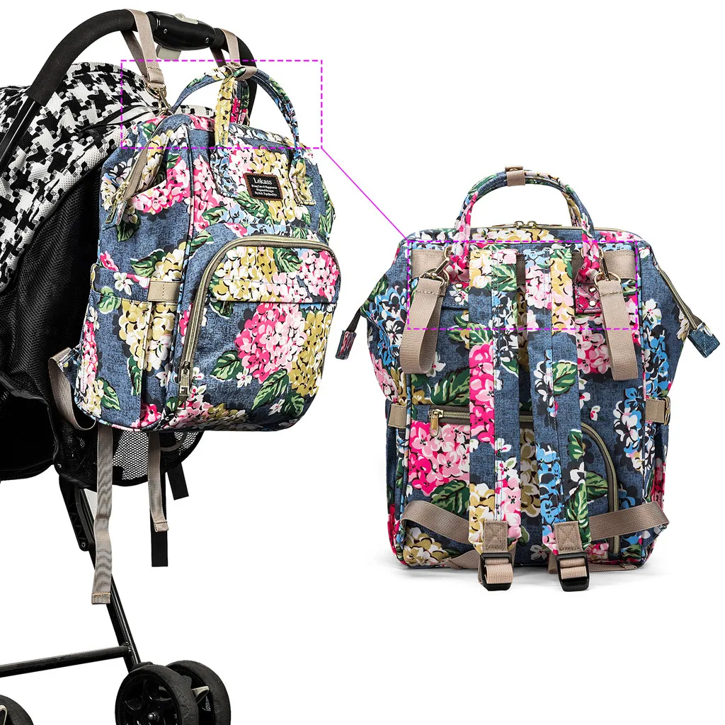 

Baby Bag Fashion Women's Nylon Multi-Function Large Capacity Mummy Backpack Designer Nursing Bag for Baby Care Travel mochila