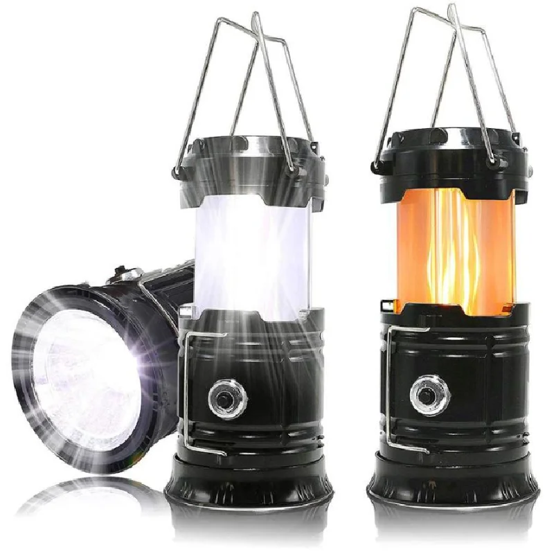 K-STAR Portable Flashlight Camping Outdoor Lantern Tent LED Retractable Super Bright Emergency | Освещение