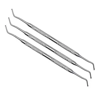 

200pcs Stainless Steel 2 Way Nail Spoon Cuticle Pusher Remover Dead Skin Groove Pick DIY Manicure Pedicure SN084