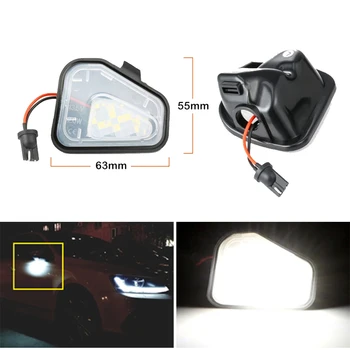 

2pcs LED Car Side Mirror Puddle Light For Volkswagen VW CC 2012 2013 2014 2015 EOS Passat Scirocco JETTA Auto Rearview Lamp