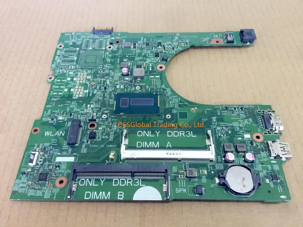 

CN-0PFT7H 0PFT7H PFT7H For Dell Inspiron 15 3558 laptop Motherboard IRIS 14216-1 1XVKN MY4NH SR245 SR27G I3 CPU Mainboard