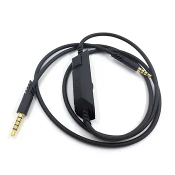 

Black Audio Earphone Cable for Logitech Astro A10 A40 G233 G433 Gaming Headset