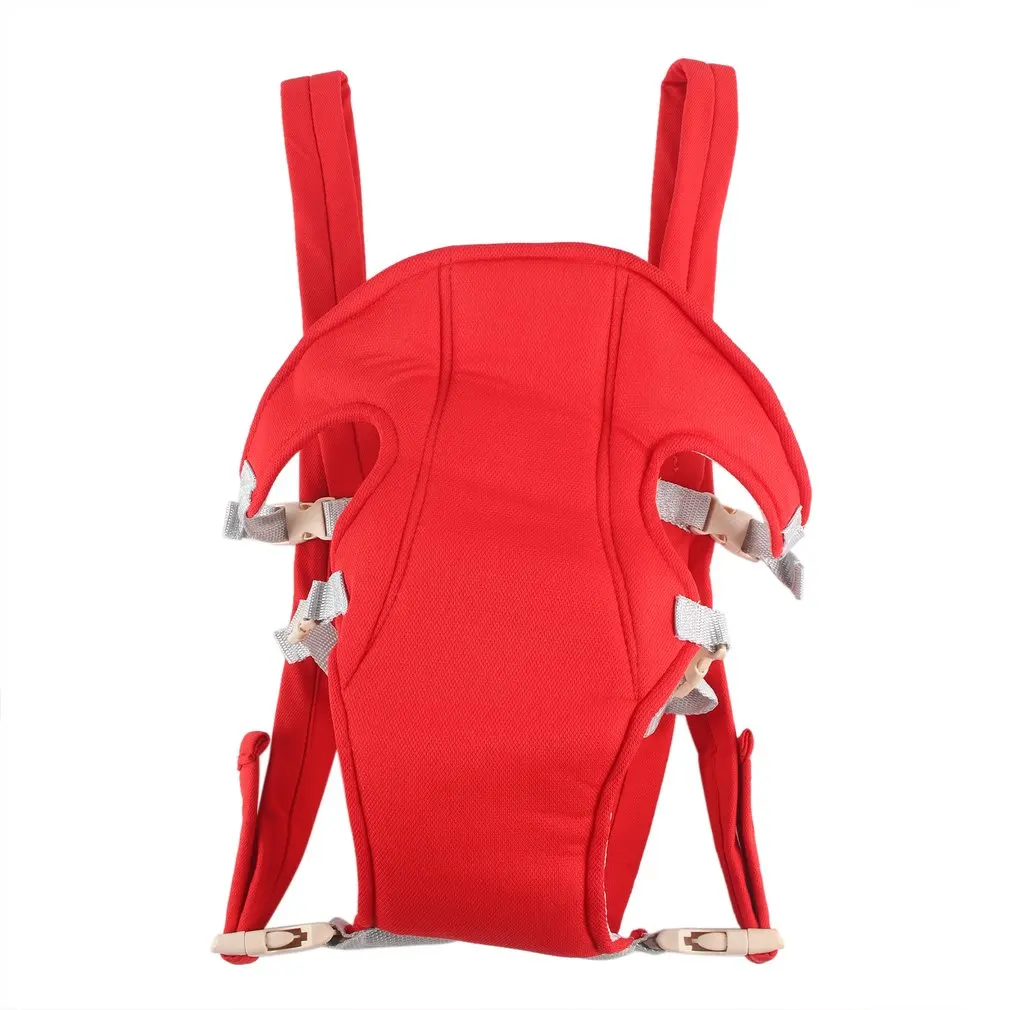 Регулируемая Сумка-кенгуру для новорожденных, слинг для малышей, рюкзак велосипедиста, удобная сумка на бедро - Цвет: Red
