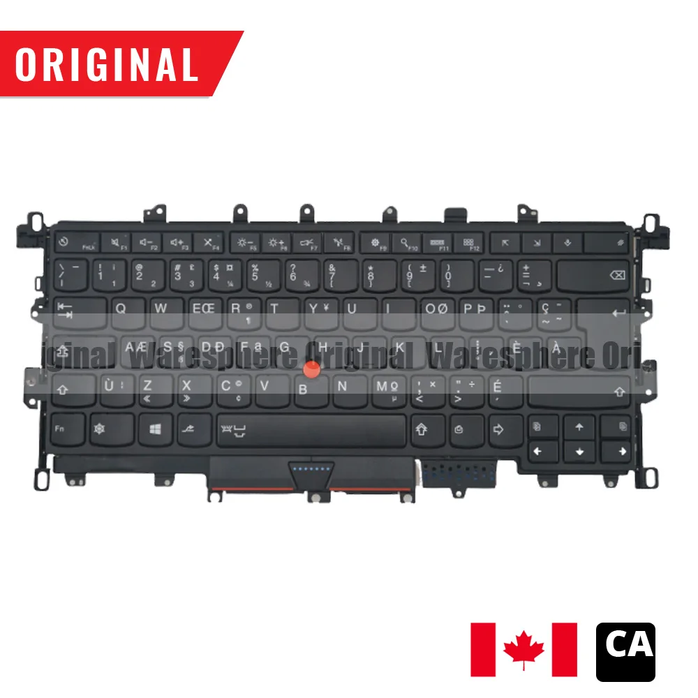 

New Original CA PT CF NL ES DK GR KZ Backlit Keyboard for Lenovo ThinkPad X1 Yoga 1st Gen 01AW952 00JT880 00JT866 00JT878