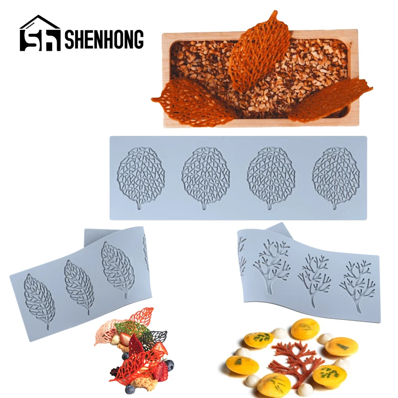 SHENHONG Gumpaste шоколадные формы сахарное ремесло глазурь кружева коврик для выпечки