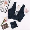 Women Bra Set Sexy Wireless Straps Bra Panty Underwear Set Ladies Push Up Seamless Lace Hollow Intimates Briefs Lingerie Set ► Photo 2/6