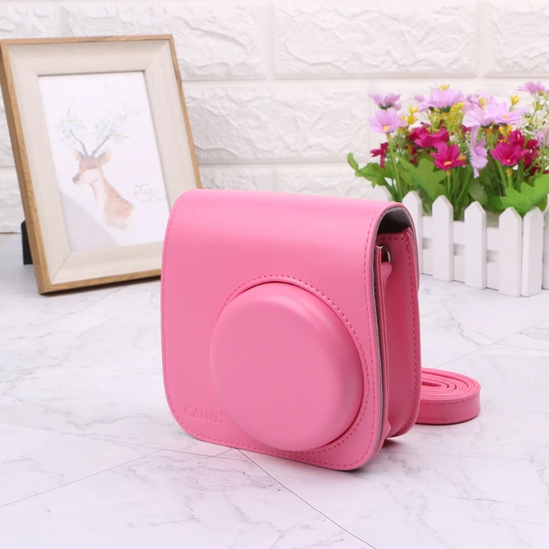 Для Fujifilm, Polaroid Mini 8/8+/9 Instax из искусственной кожи пленка Камера чехлы Сумки LX9A
