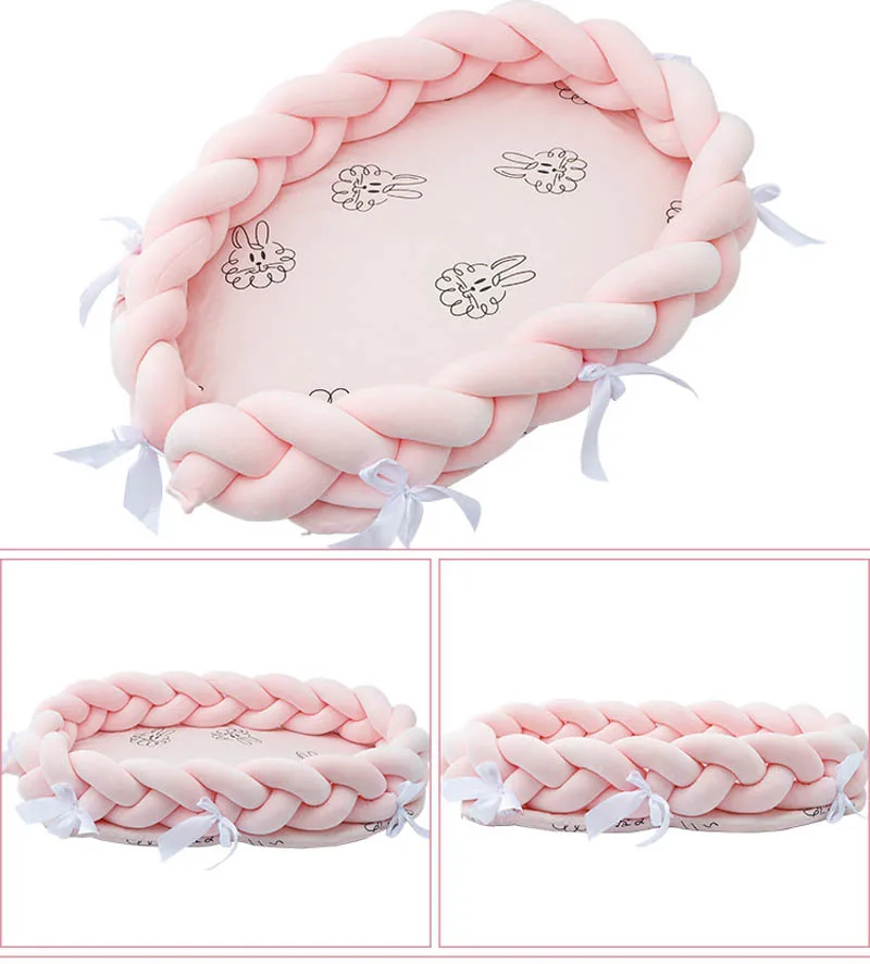 Портативные дорожные подушки для детской кроватки Bebe спальная Колыбель бампер люлька кроватка для новорожденного Подушка Защитная площадка 0-12 месяцев