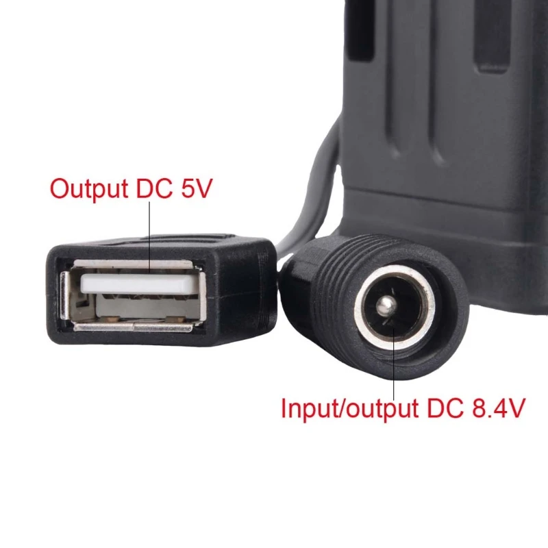 8.4V Waterproof USB 4x 18650 Battery Storage Case Box For Bike LED Smart Phone P9JD best portable charger