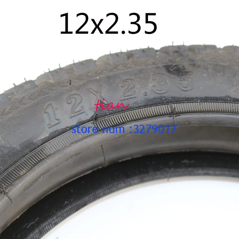 Tires 12x2.35 inch inner tube and outer tyres are suitable for all models of 12x2.35 tire type