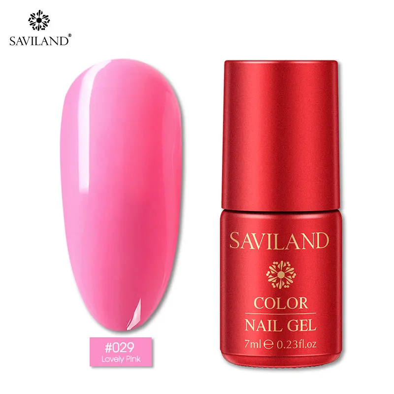 SAVILAND 126 Colors New Arrival Semi Permanent Top Coat UV LED Gel Varnish Soak Off Nail Art Gel Lacquer Gel Nail Polish - Цвет: PT029