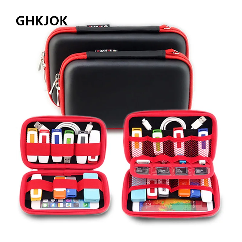

Protection Zipper Bags for Nintendo New 3DS XL 2DS Hard Cover EVA Carrying Storage Cases for NS Console Accessories Cable USB