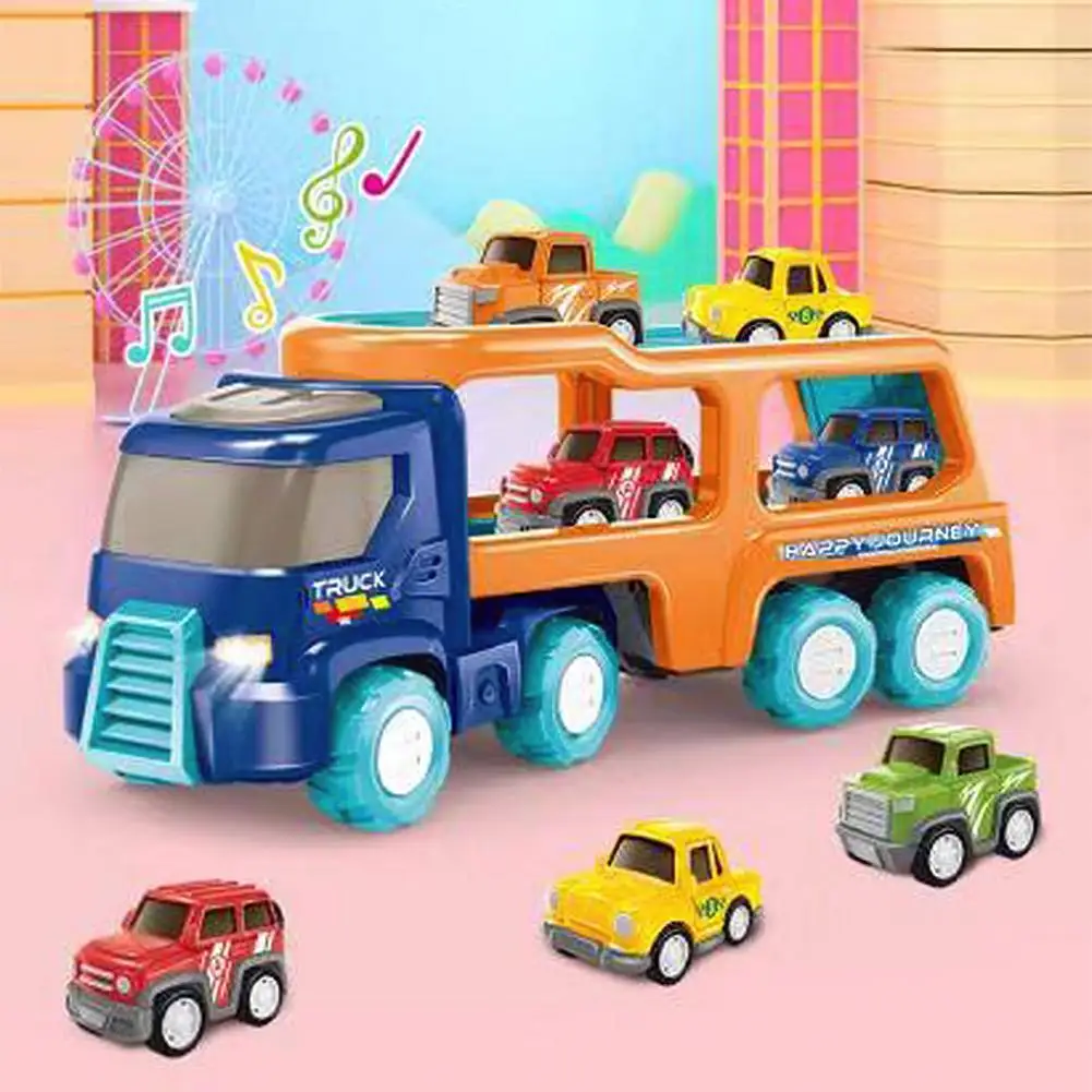 Kids Car Toy Transport Truck Toy Carrier Truck Assorted Vehicles