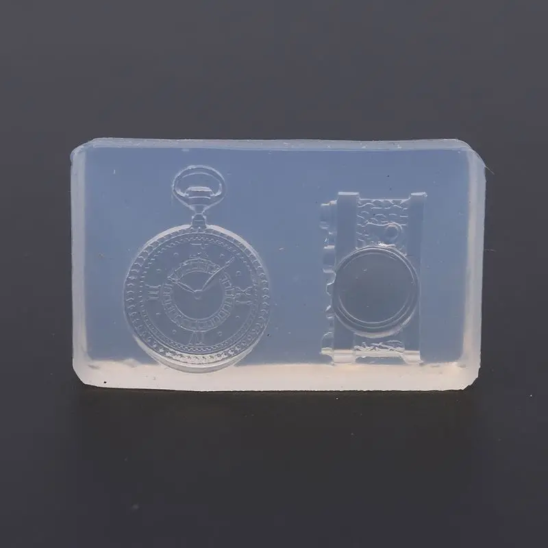 

3D Silicone Mold Retro Pocket Watch Camera Miniature Ornaments Mould Handmade Jewelry Mold DIY Making Tools